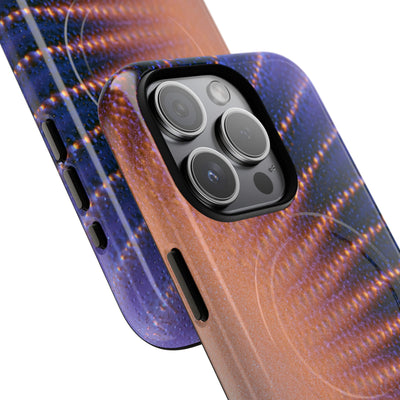 Luminous Aura Burst · Tough 2.0 Magnetic Phone Case for iPhone · Blue