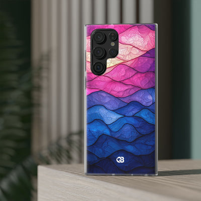 Electric Ridge Flow · Soft Phone Case for Samsung