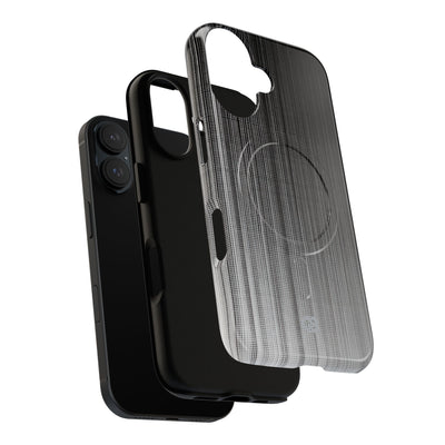 Grey Tough 2.0 Magsafe Phone Case for iPhone - Static Vertical Dither