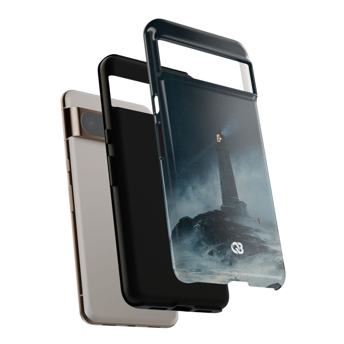 Nordic Coastal Beacon · Tough Phone Case for Pixel ·  Blue