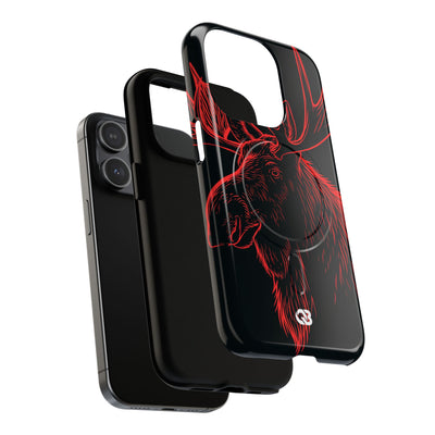 Nordic Elk · Tough 2.0 Magnetic Phone Case for iPhone · Black