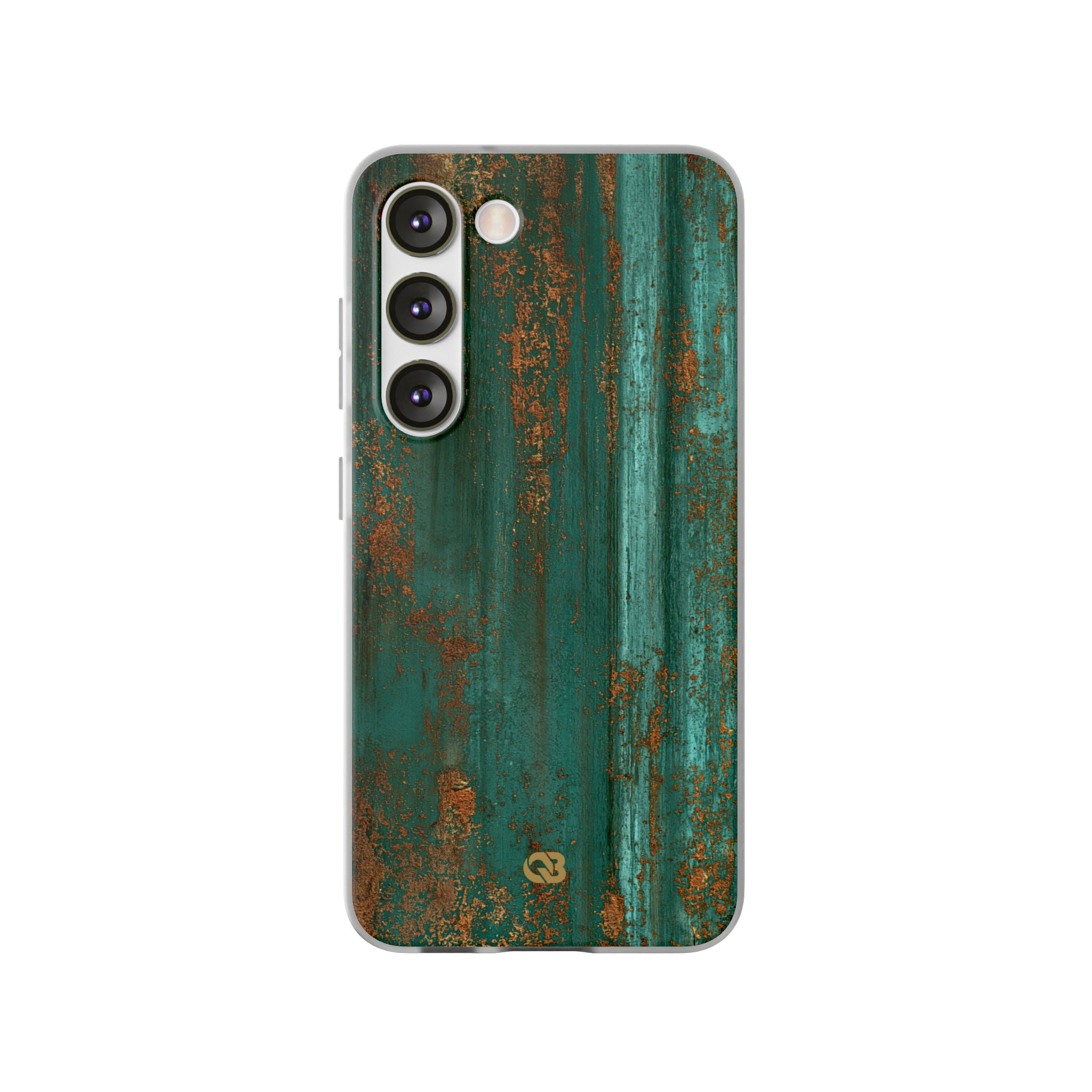Teal Lite Phone Case for Samsung - Verdigris Copper Siding