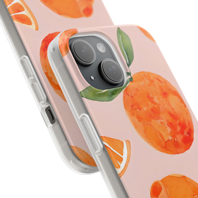 Sunkissed Orange Harvest · Soft Case na telefon dla iPhone