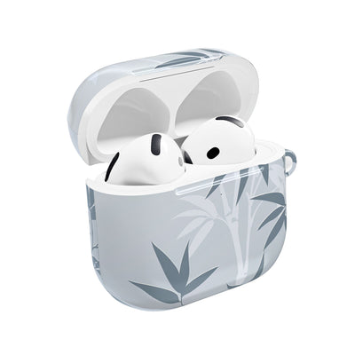Misty Bamboo Grove · Hard Case for AirPods & AirPods Pro · Blue