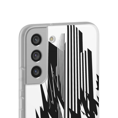 White Lite Phone Case for Samsung - Shattered Vector Spire