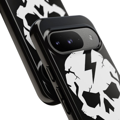 Shattered Bolt Skull · Tough Phone Case for Google Pixel