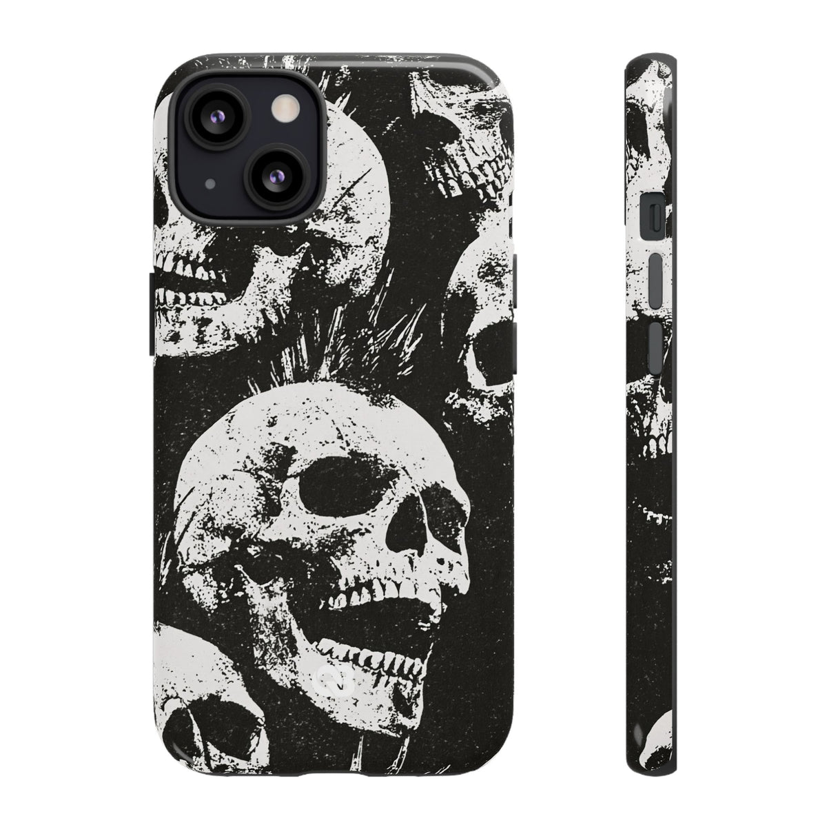 Punk Skull Riot · Tough Phone Case for iPhone · Black