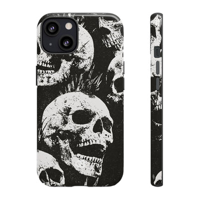 Punk Skull Riot · Tough Phone Case for iPhone · Black