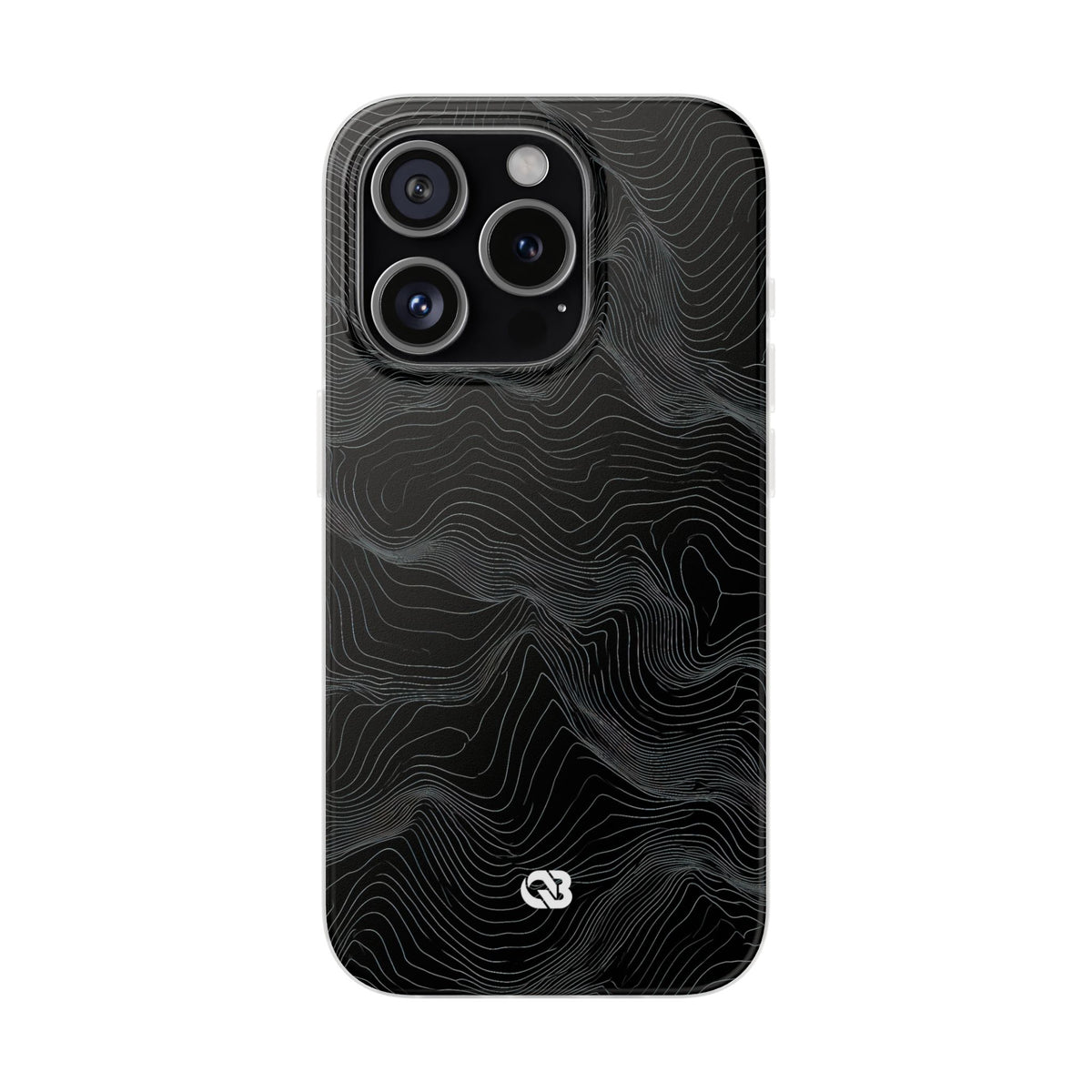 Obsidian Contour Elevation · Lite Phone Case for iPhone ·  Black