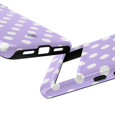 Lavender Polka Grid · Tough Θήκη για Google Pixel