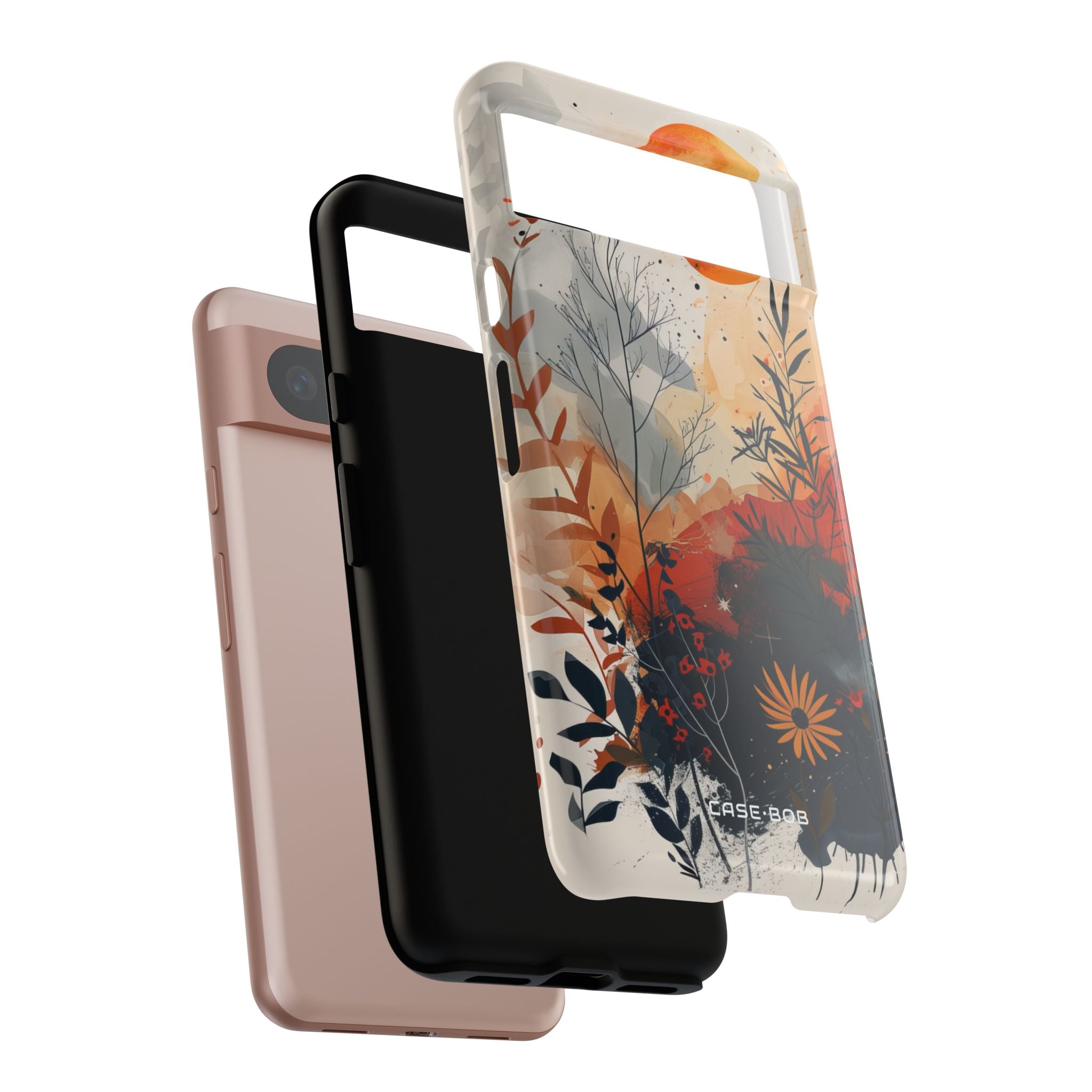 Orange Solstice Google Pixel 8 Case - Tough