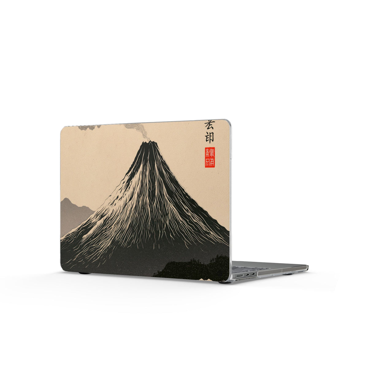 Fuji Summit · Clear Hard Case for MacBook · Beige