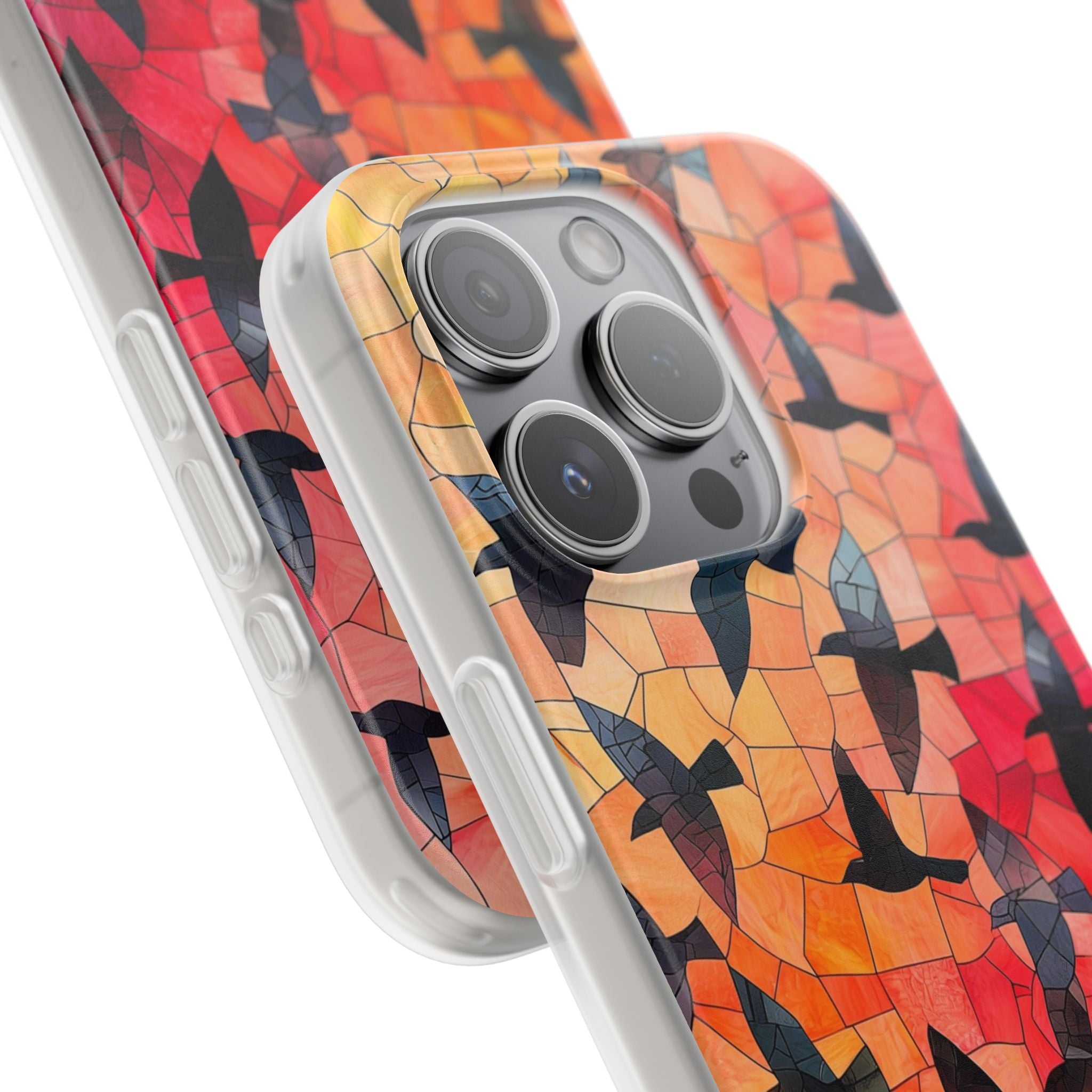 Blackbird Glow iPhone 15 Pro Skal - Mjuk