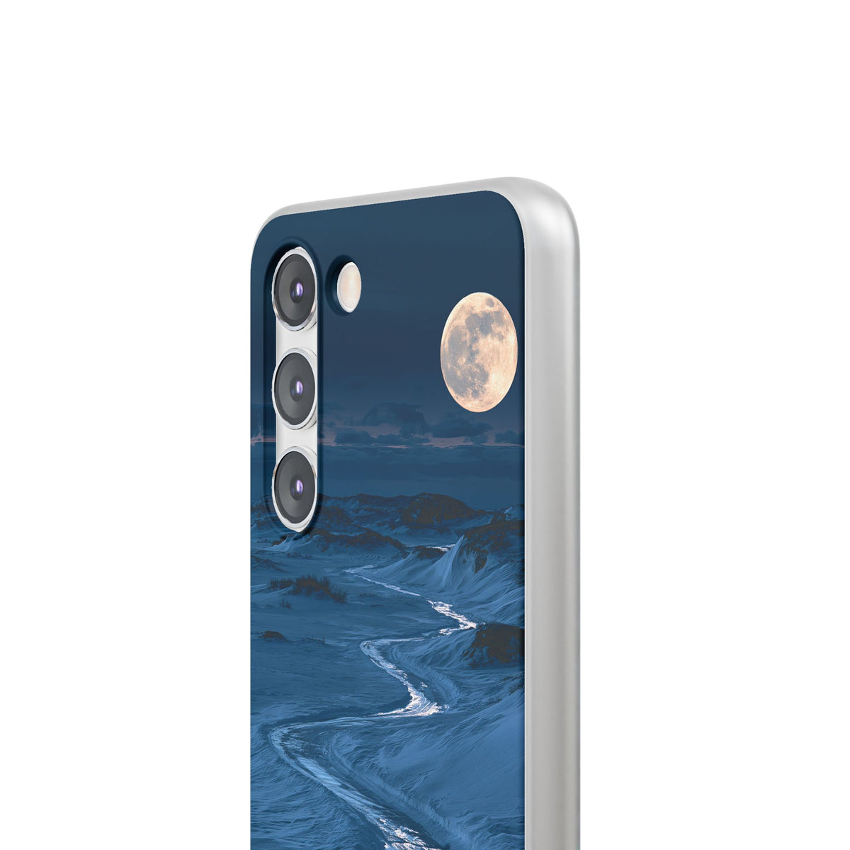 Arctic Moon Drift · Lite Phone Case for Samsung · Blue