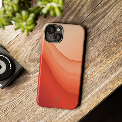 Terracotta Flow · Tough Phone Case for iPhone · Orange