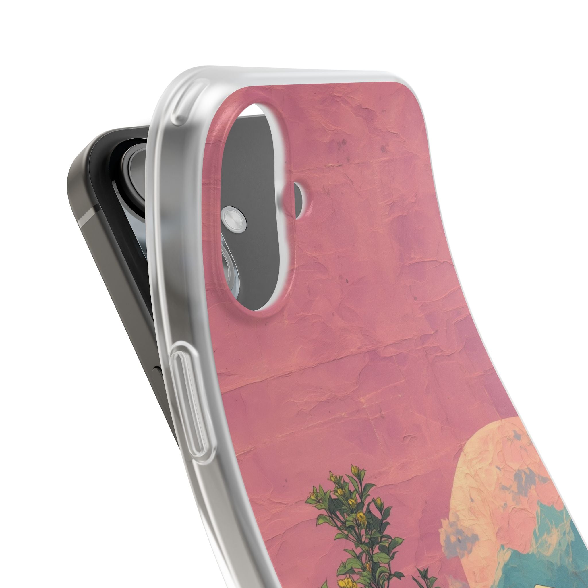 Lunar Pastel Bloom · Soft Phone Case for iPhone