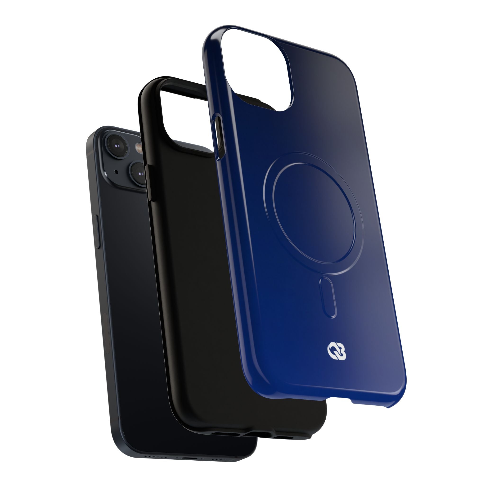 Blue Tough 2.0 Magsafe Phone Case for iPhone - Midnight Cobalt Fade