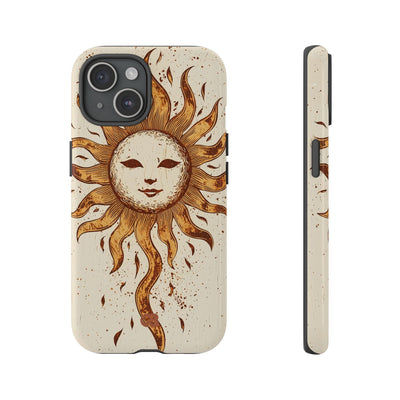 Rustic Solar Mask · Tough Phone Case for iPhone