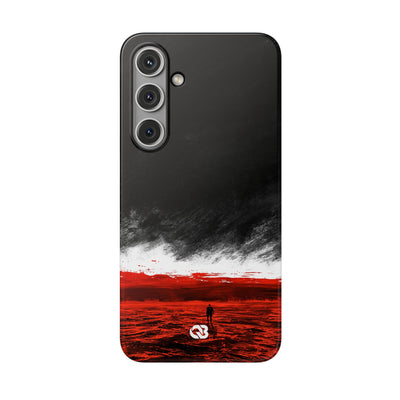 Crimson Horizon · Lite Phone Case for Samsung · Black