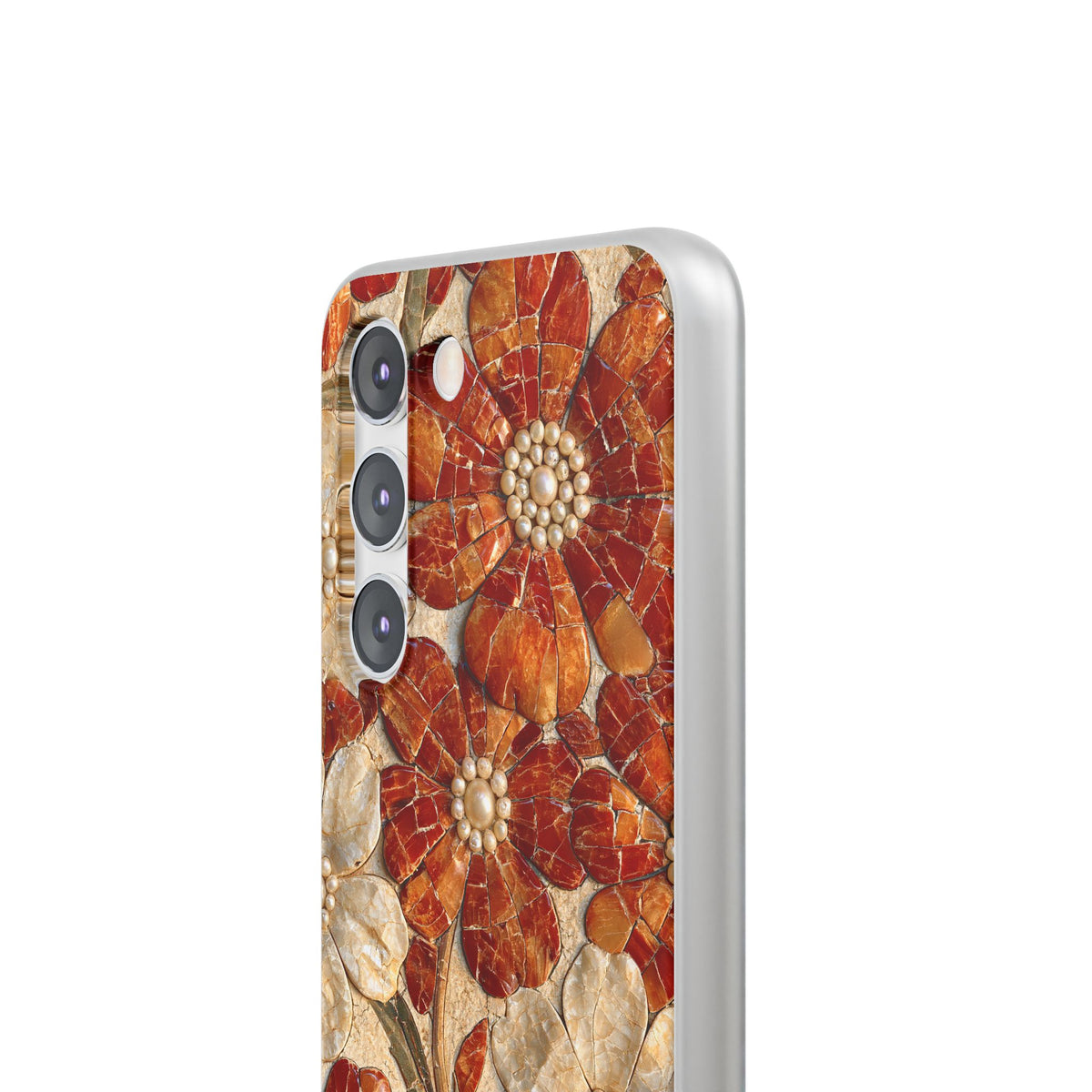 Carnelian Pearl Bloom · Lite Phone Case for Samsung · Orange