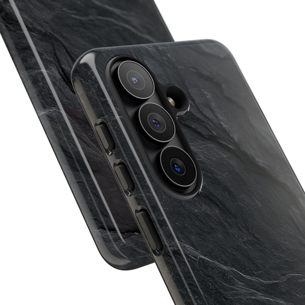 Dark Slate Strata · Tough Phone Case for Samsung · Black