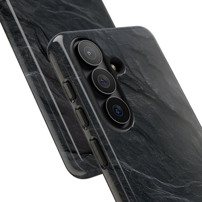 Dark Slate Strata · Tough Phone Case for Samsung · Black