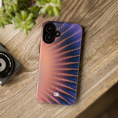 Luminous Aura Burst · Tough Phone Case for iPhone · Blue