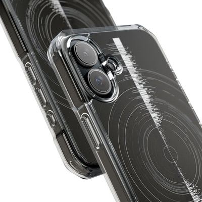 Black Impact MagSafe Phone Case for iPhone - Obsidian Orbital Signal