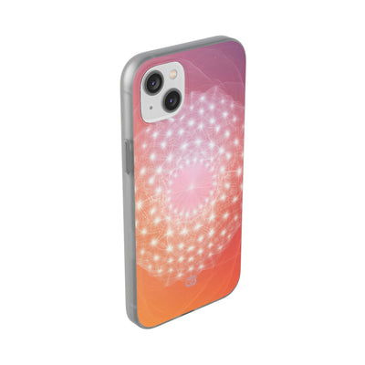 Radiant Stardust Mandala · Soft Phone Case for iPhone