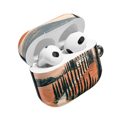 Tuscan Cypress Horizon · Hard Case for AirPods & AirPods Pro · Orange