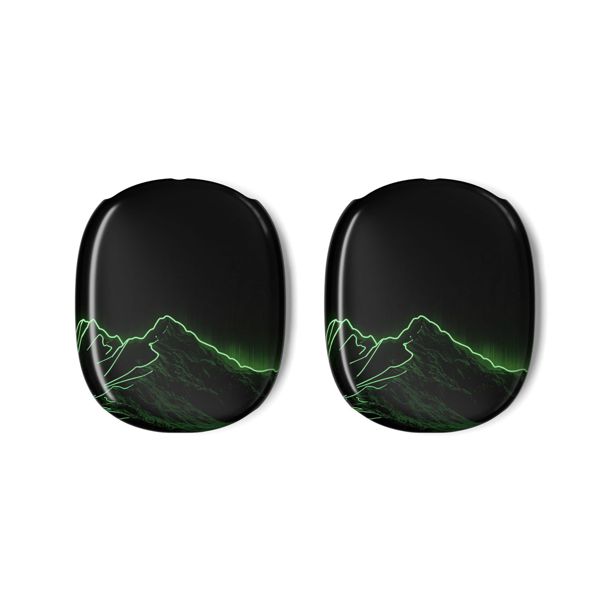 Nordic Mountain Contour · Hard Case for AirPods Max · Black