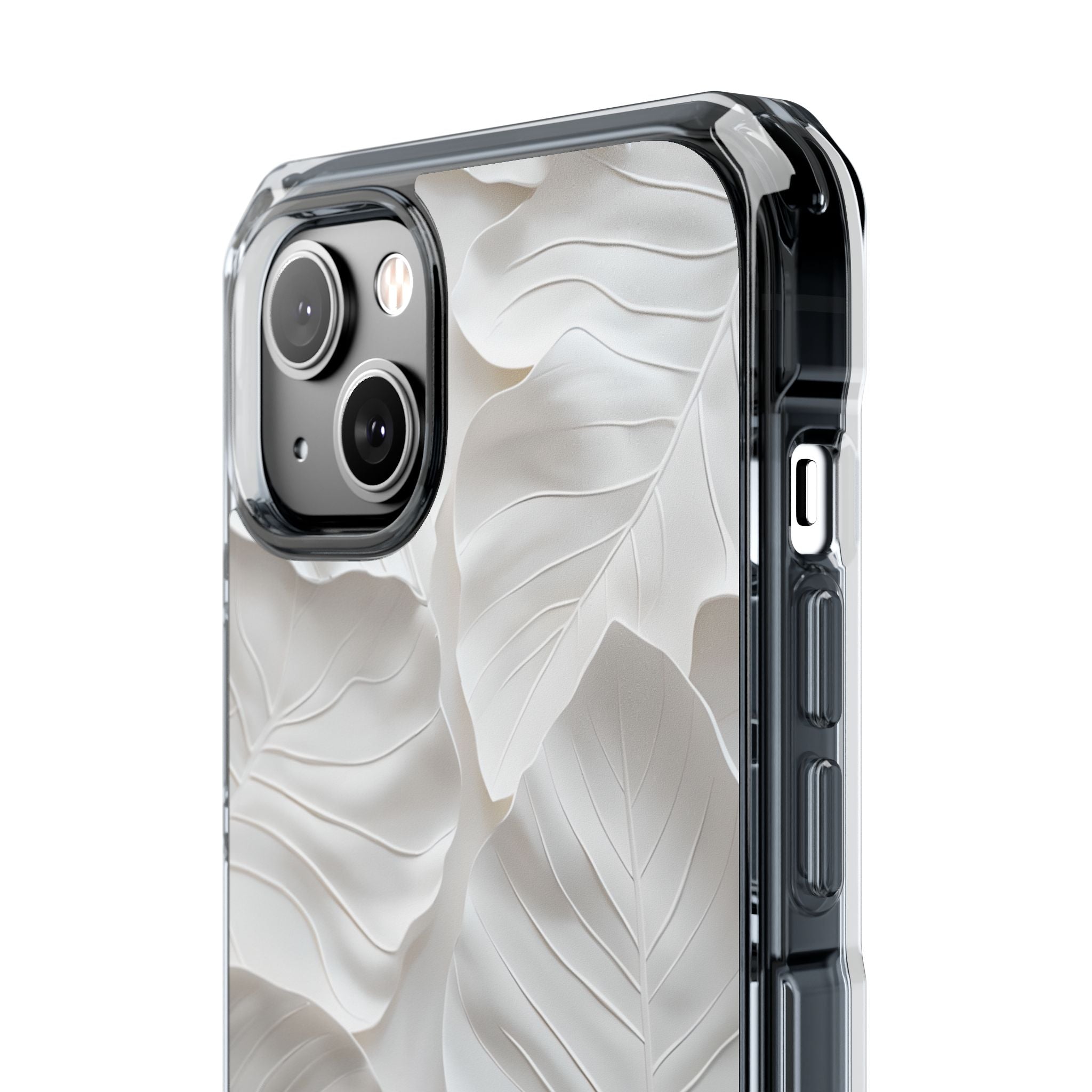 Sculpted Ivory Leaves · Impact Phone Case for iPhone · Magsafe