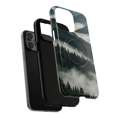 Misty Pine Peaks · Tough+ Phone Case for iPhone · Magsafe