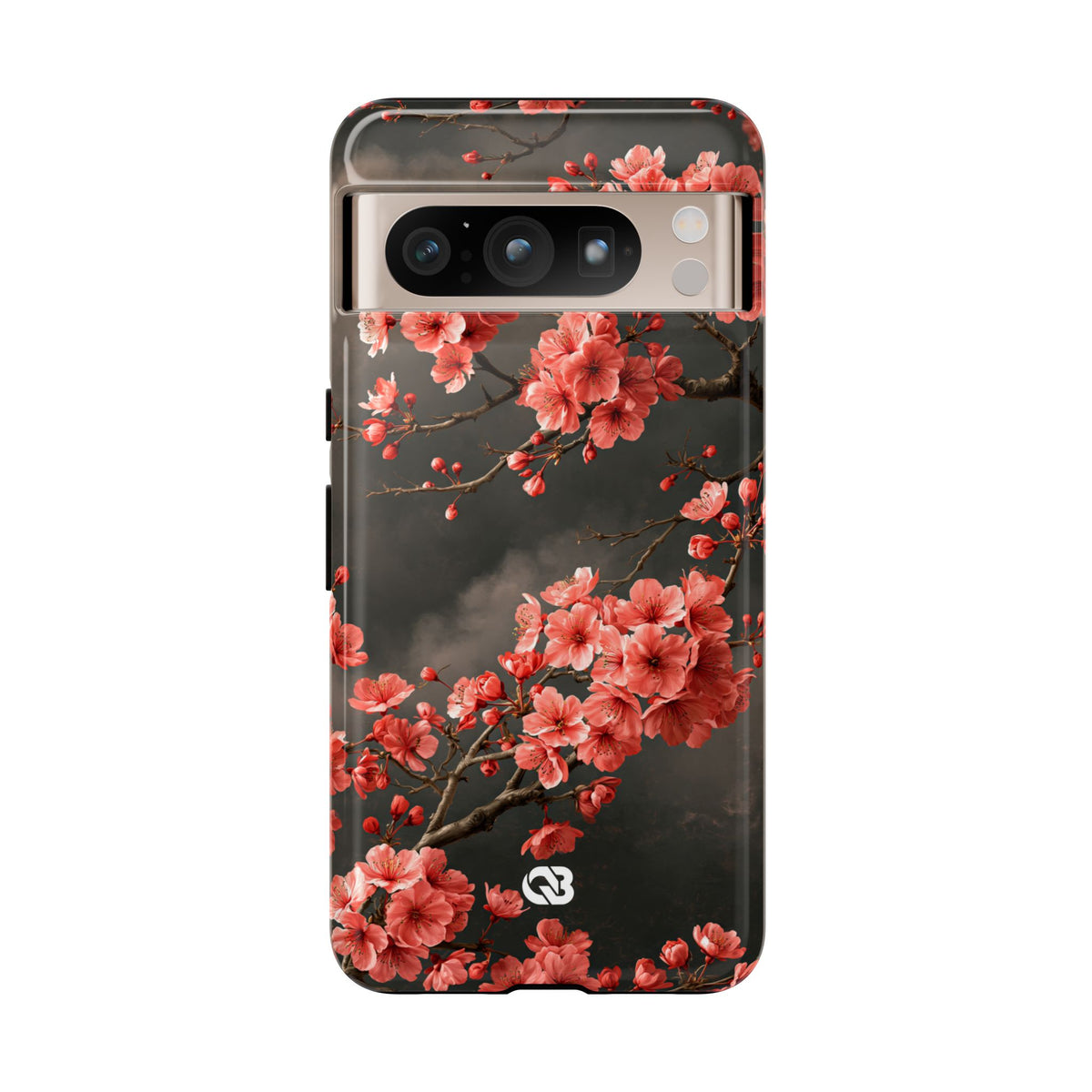 Dark Sakura Nocturne · Tough Phone Case for Pixel ·  Black