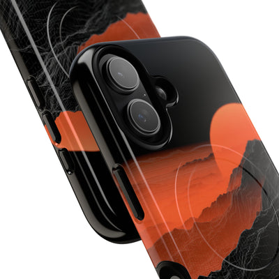 Solar Ridge Mesh · Tough 2.0 Magnetic Phone Case for iPhone · Black