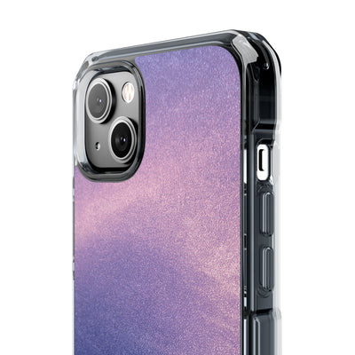 Ethereal Violet Glow · Clear Impact Magnetic Phone Case for iPhone · Purple