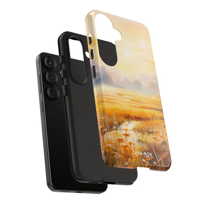 Leuchtender Sonnenaufgang Samsung S25 Case - Tough