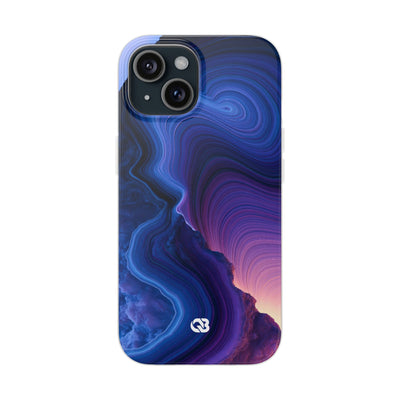Radiant Strata · Lite Phone Case for iPhone ·  Blue