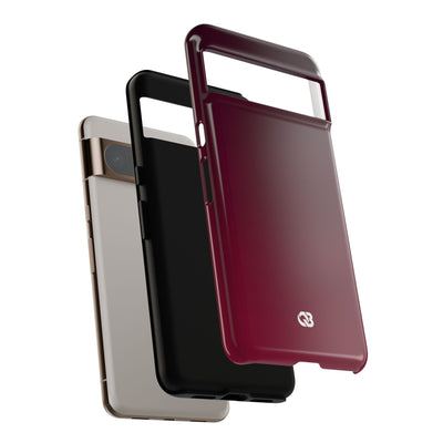 Red Tough Phone Case for Google Pixel - Deep Sangria Gradient