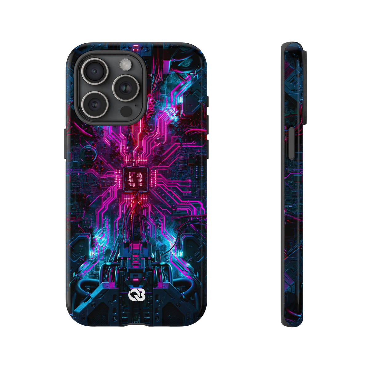 Neural Circuit Core · Tough Phone Case for iPhone · Black