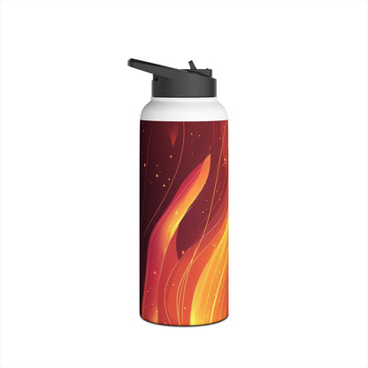 Flaming Ember - Stainless Steel Water Bottle