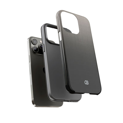 Grey Tough Phone Case for iPhone - Faded Sand Mesh