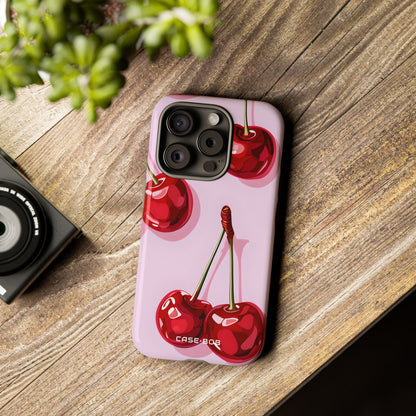 Glossy Cherry Burst iPhone 15 Pro Case - Tough - CASE•BOB