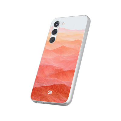 Alpenglow Ridge Vista · Lite Phone Case for Samsung · Orange