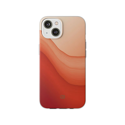 Terracotta Flow · Lite Phone Case for iPhone ·  Orange
