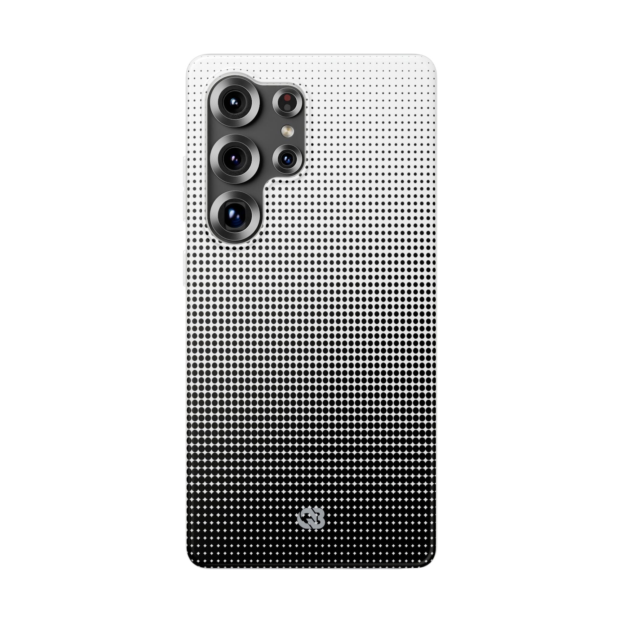 Black Lite Phone Case for Samsung - Obsidian Halftone Flux
