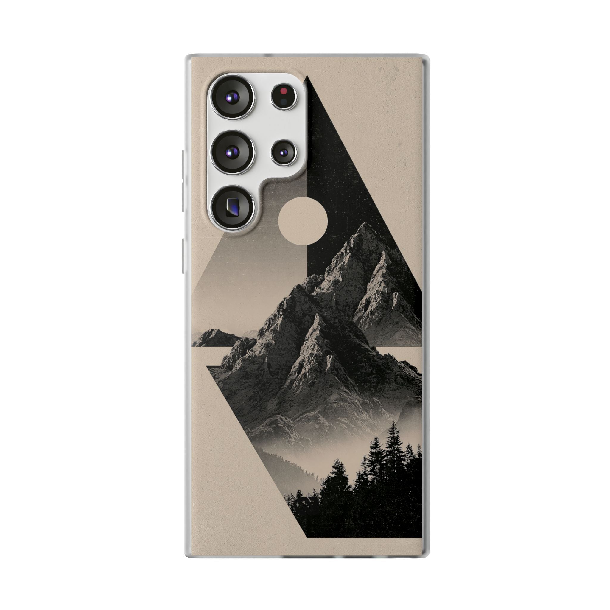 Beige Lite Phone Case for Samsung - Obsidian Summit Parchment
