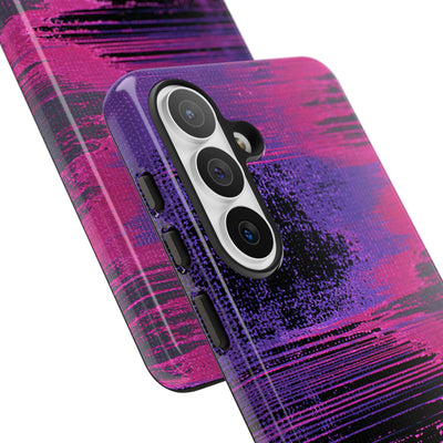Neon Signal Shift · Tough Phone Case for Samsung · Purple