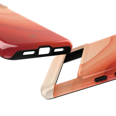 Terracotta Flow · Tough Phone Case for Pixel ·  Orange