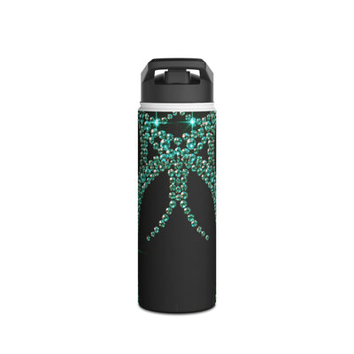 Teal Cyber Sigil · Insulated Water Bottle · Teal